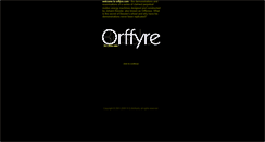 Desktop Screenshot of orffyre.com